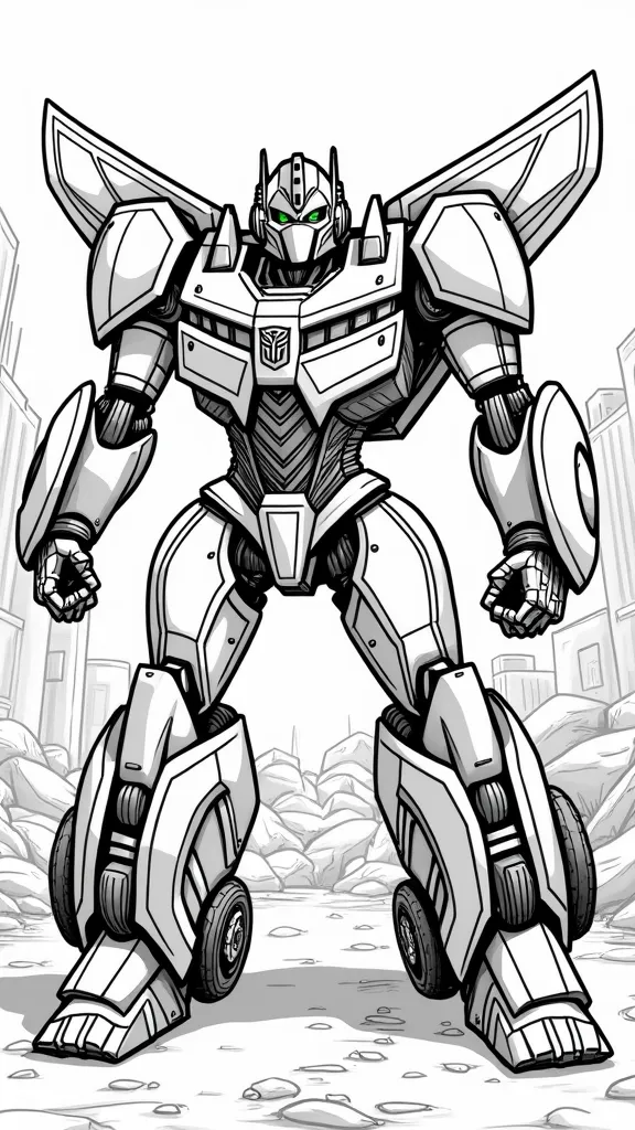 bumblebee coloring page transformers